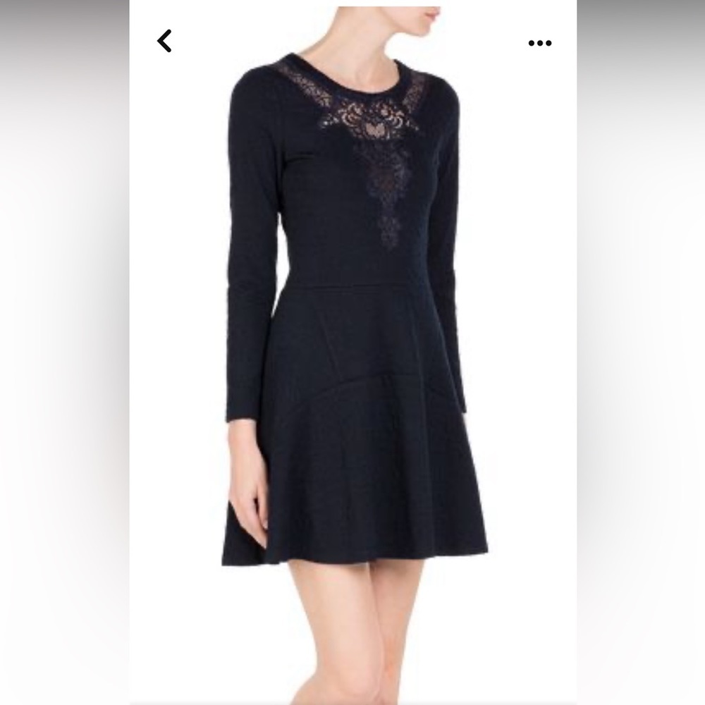 The KOOPLES Animal Print Jacquard and Lace NWT